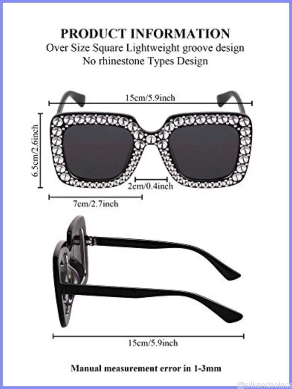 Disco Sunglasses for Women Retro Oversize Halloween Party